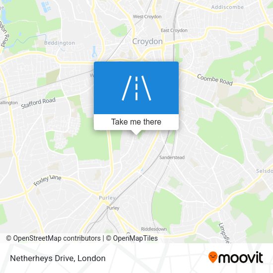 Netherheys Drive map