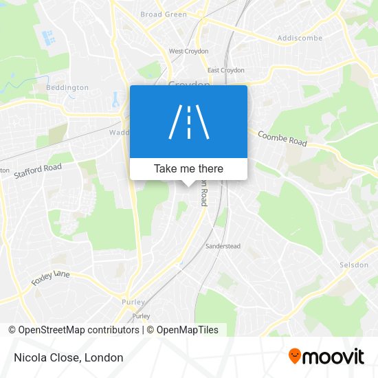 Nicola Close map