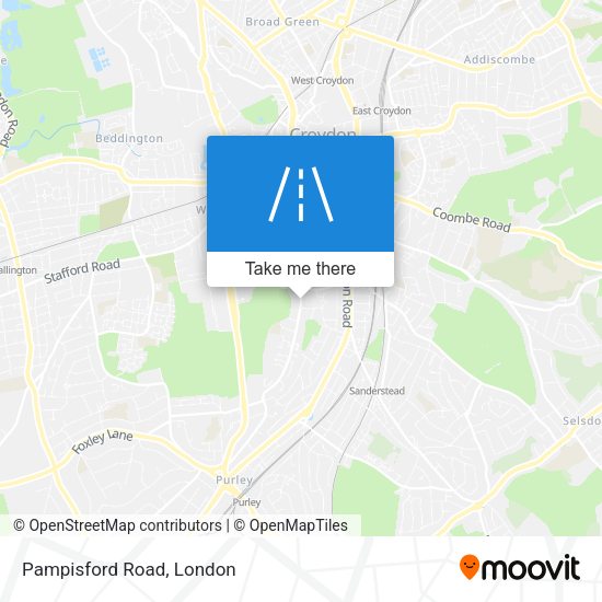 Pampisford Road map