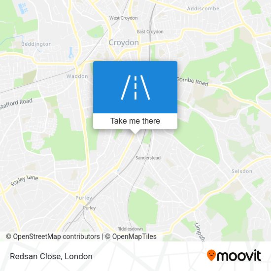 Redsan Close map