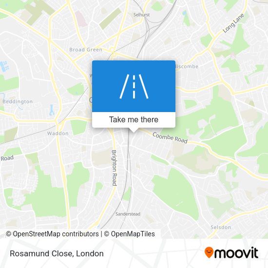 Rosamund Close map