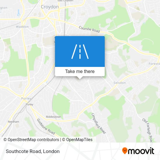 Southcote Road map