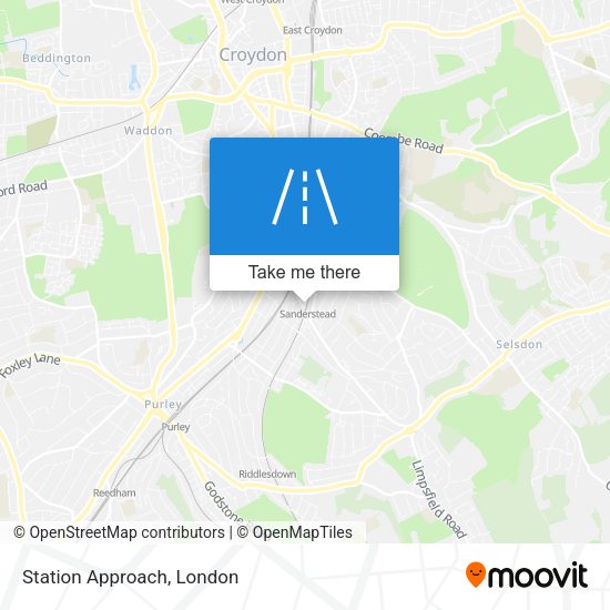 Station Approach map