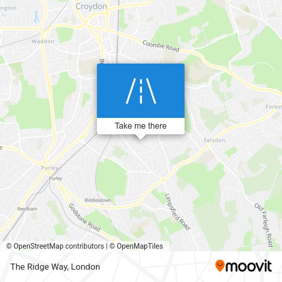 The Ridge Way map