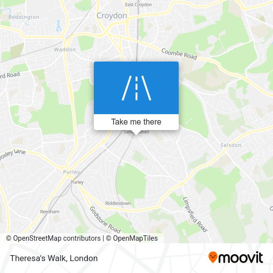 Theresa's Walk map