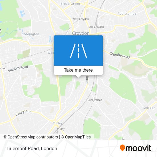 Tirlemont Road map