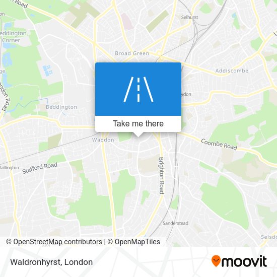 Waldronhyrst map