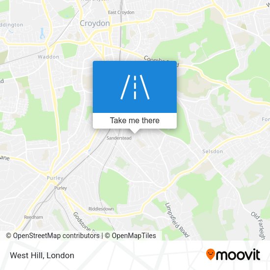 West Hill map