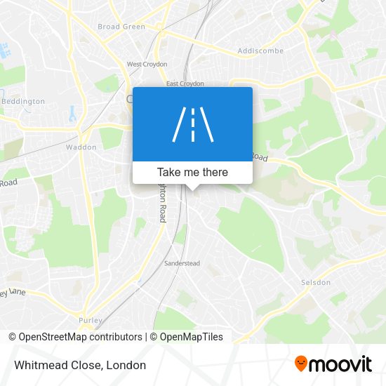 Whitmead Close map