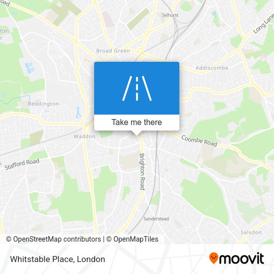 Whitstable Place map