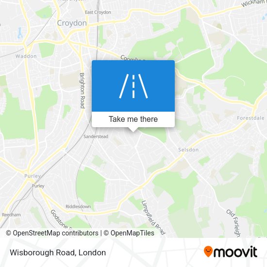 Wisborough Road map