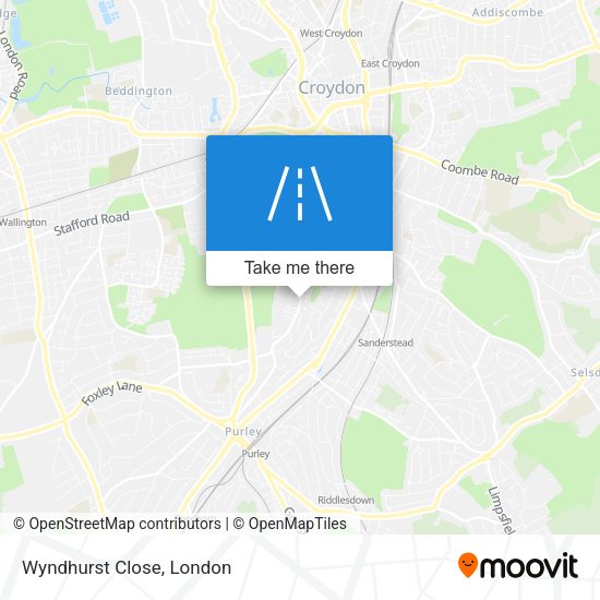 Wyndhurst Close map