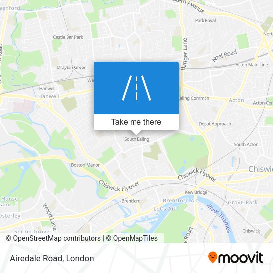 Airedale Road map