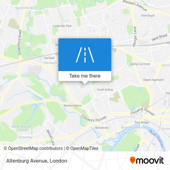 Altenburg Avenue map