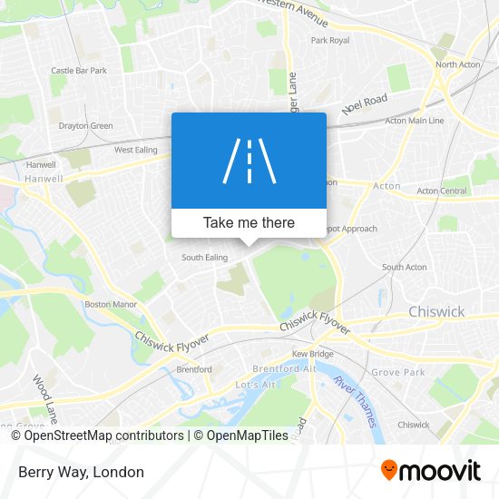Berry Way map