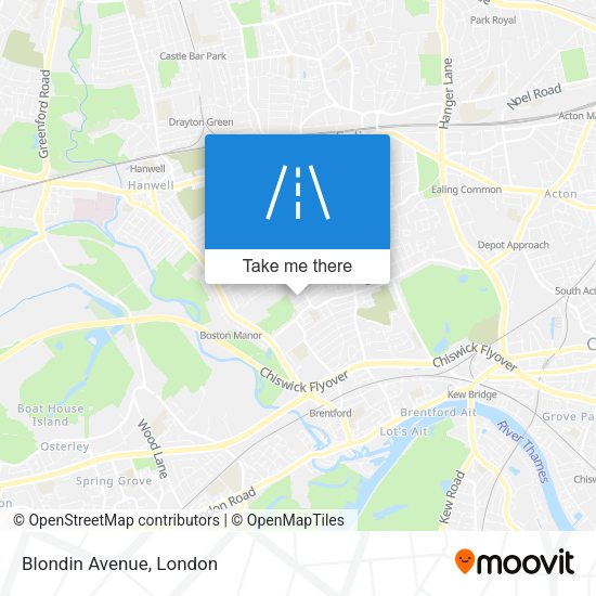 Blondin Avenue map
