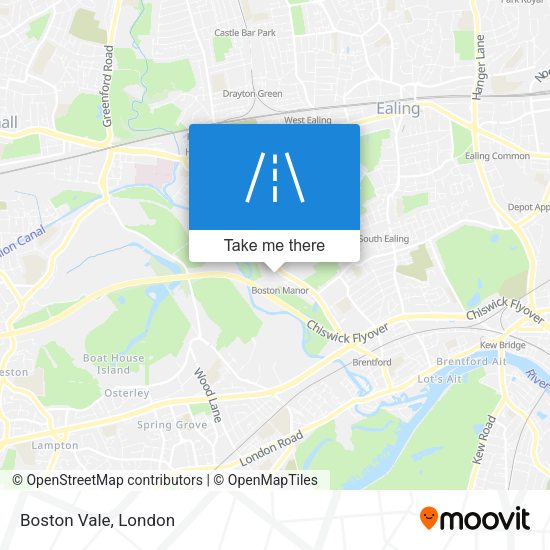 Boston Vale map