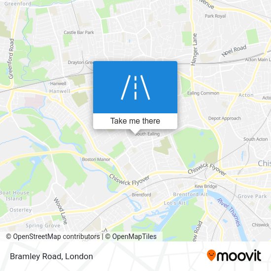 Bramley Road map