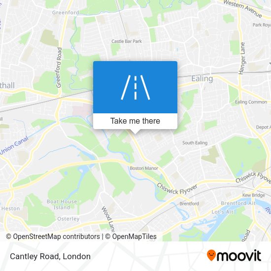 Cantley Road map