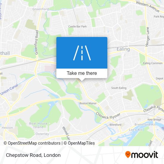Chepstow Road map