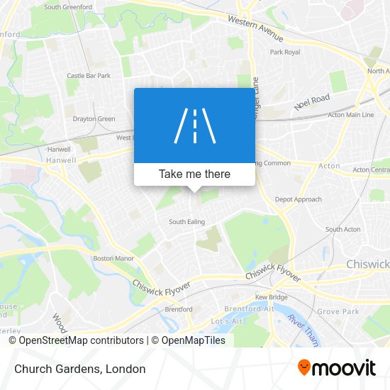 Church Gardens map