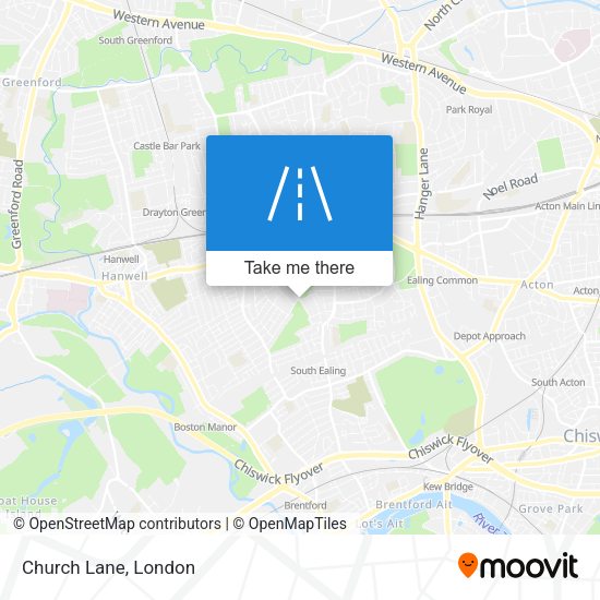 Church Lane map