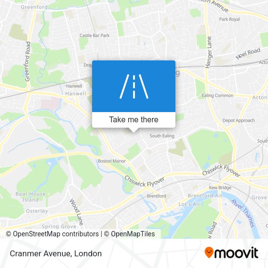 Cranmer Avenue map