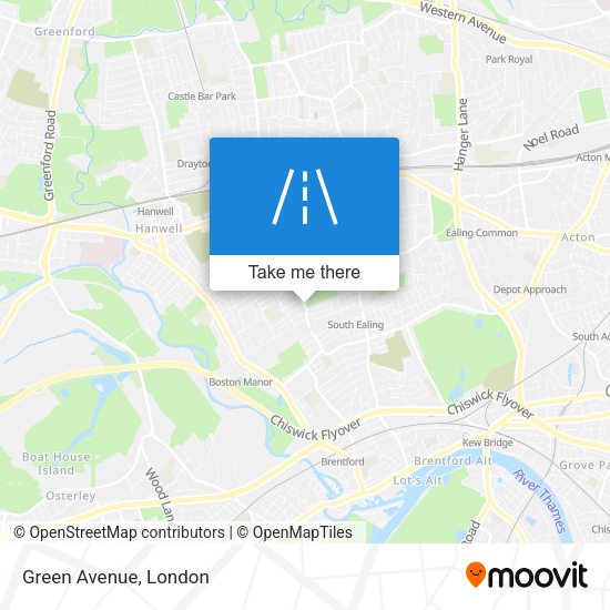 Green Avenue map