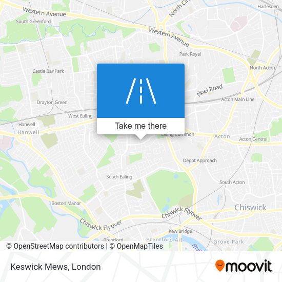 Keswick Mews map