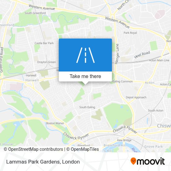 Lammas Park Gardens map