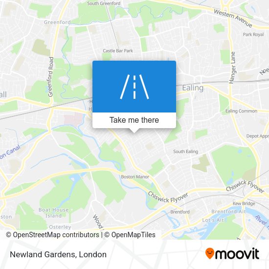Newland Gardens map