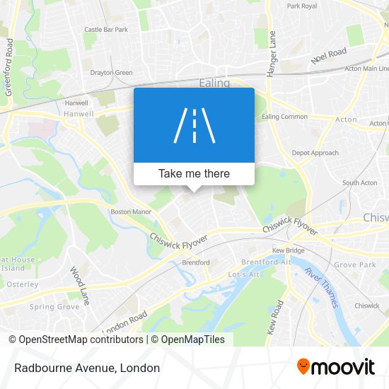 Radbourne Avenue map