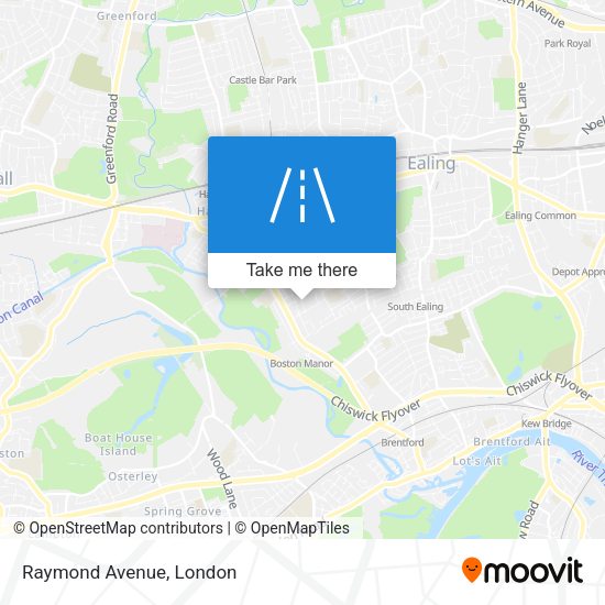 Raymond Avenue map