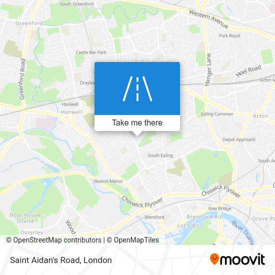 Saint Aidan's Road map