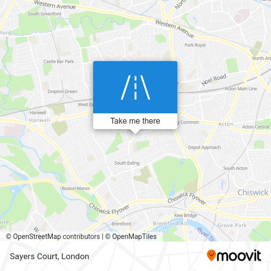 Sayers Court map