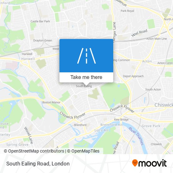 South Ealing Road map