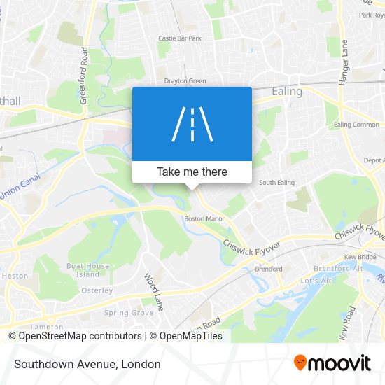 Southdown Avenue map