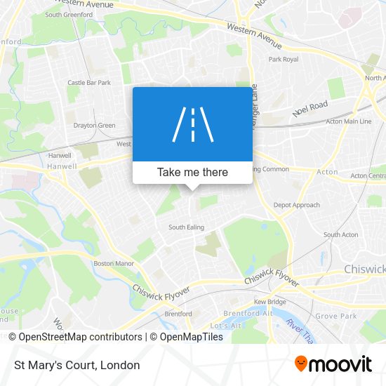 St Mary's Court map