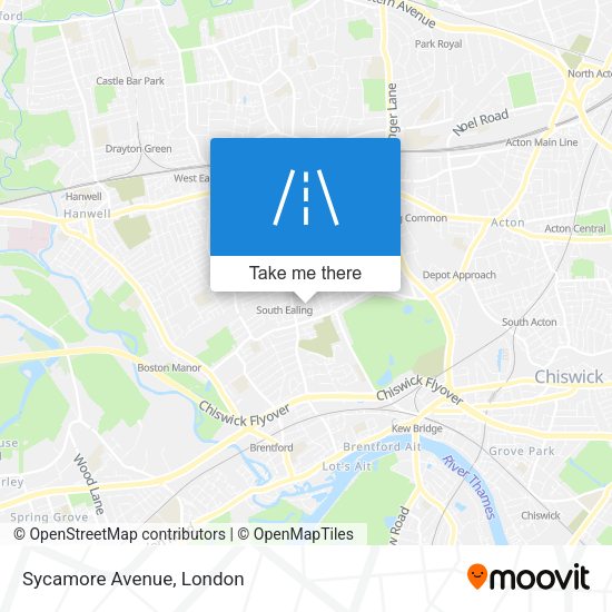 Sycamore Avenue map