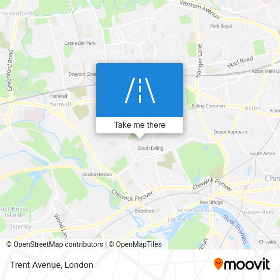 Trent Avenue map