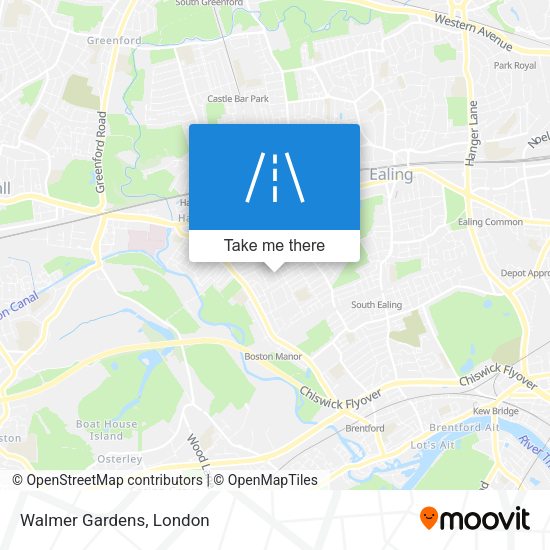 Walmer Gardens map