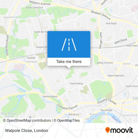 Walpole Close map