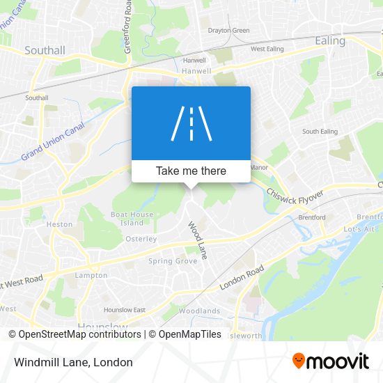 Windmill Lane map