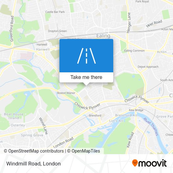 Windmill Road map
