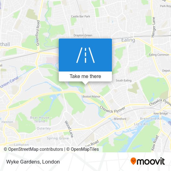 Wyke Gardens map
