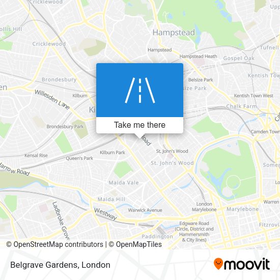 Belgrave Gardens map