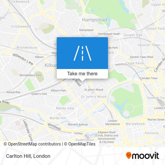 Carlton Hill map