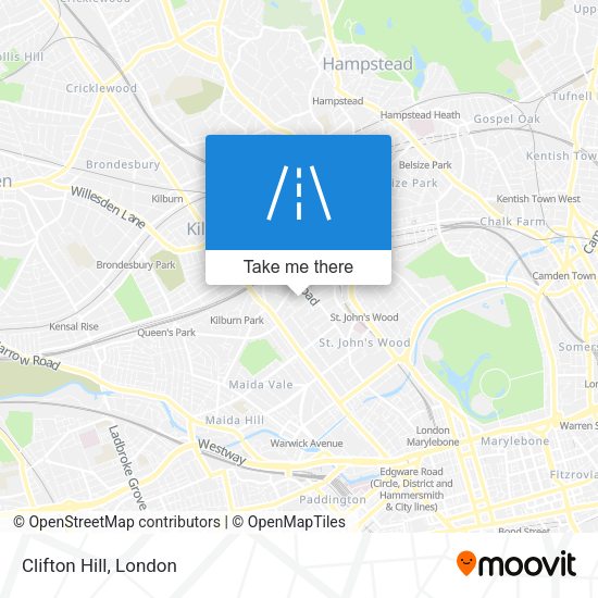 Clifton Hill map