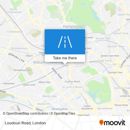 Loudoun Road map