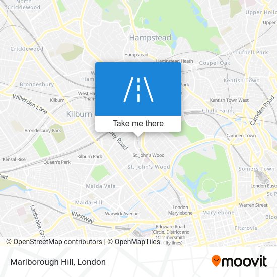 Marlborough Hill map